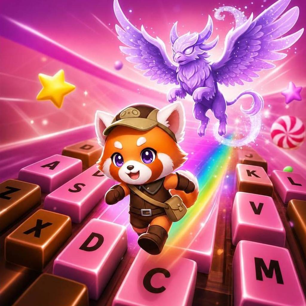 Keyboard ASMR Speed Run Obby
